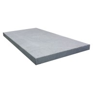 Margelle de piscine en marbre NOBILY GREY, bords droits, surface sablée, 33 cm x 61 cm x 3,2 cm - PALETTE COMPLETE