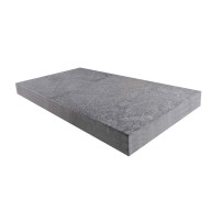 Margelle de piscine en marbre NOBILY DARKNESS, bords droits, surface sablée brossée, 33 cm x 61 cm x 5 cm - PALETTE COMPLETE