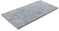 Dalles en marbre NOBILY GREY, bords sciés, surface sablée, 30,5 cm x 61 cm x 2 cm