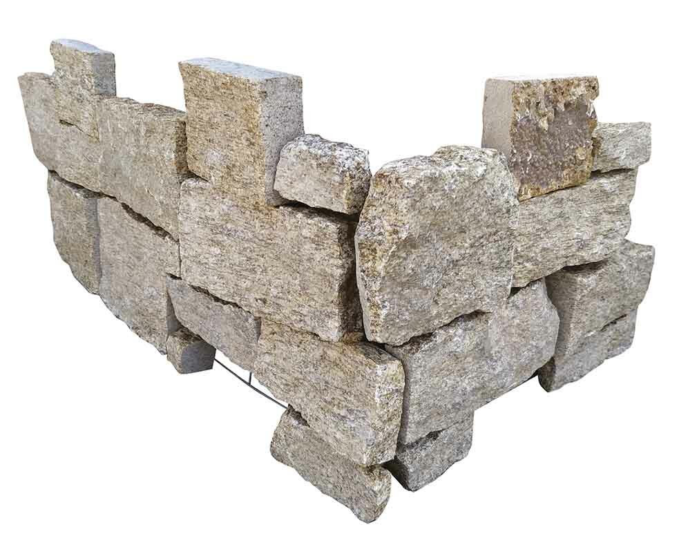 Angle pierre naturelle AUTHENTIK Luz, base acier