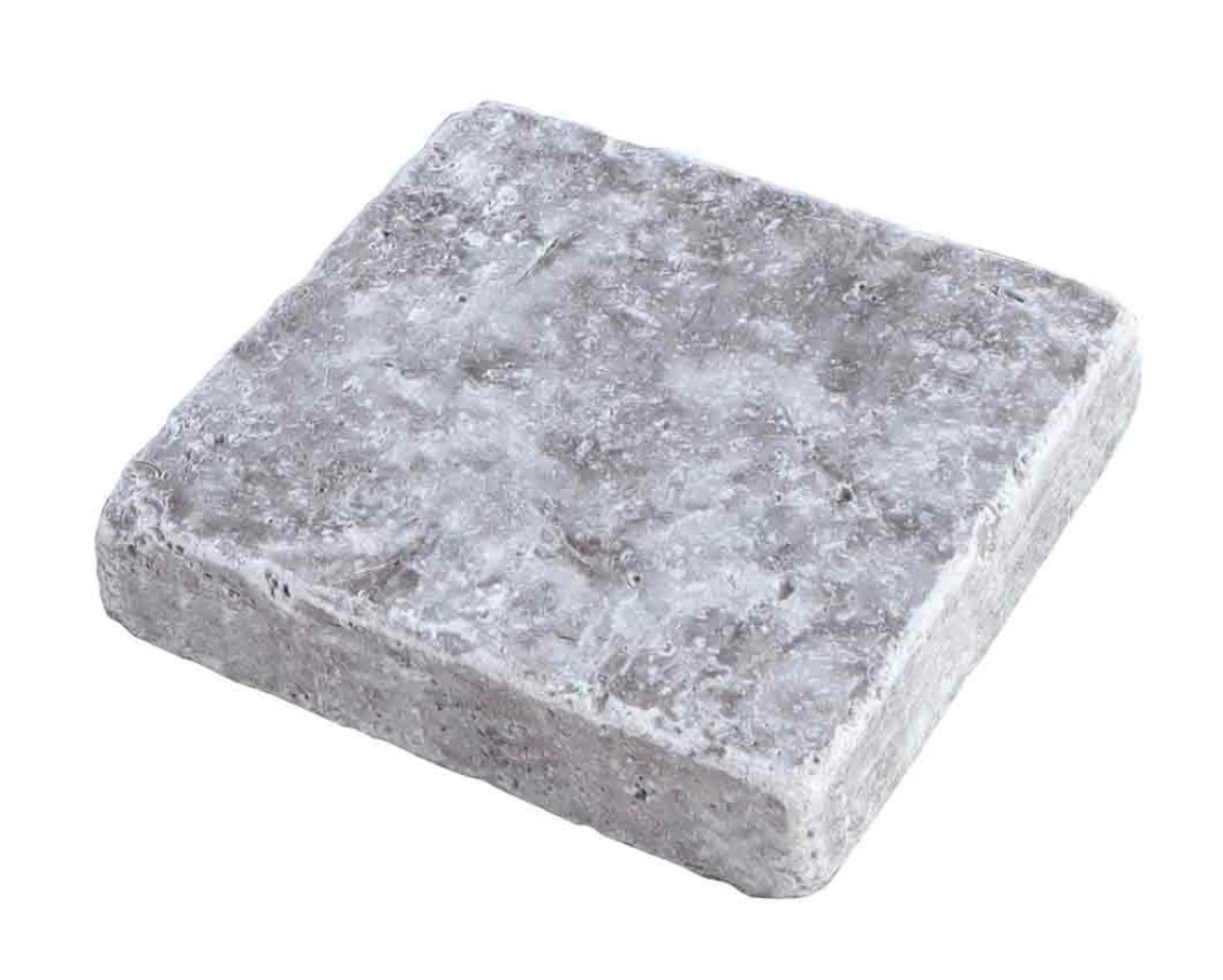 Pavé pierre naturelle TITANIUM GREY, 15,25 cm x 15,25 cm x 3 cm