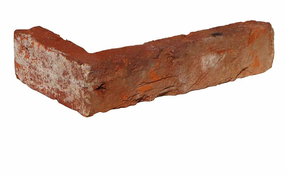 Angles Brique terre cuite authentique rouge