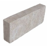 Bordure de jardin ou d'allée KHEOPS en pierre d'Egypte, surface vieillie, 20 cm x 50 cm x 8 cm - PALETTE COMPLETE