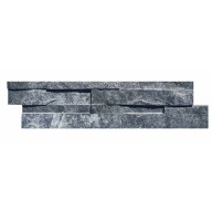 Parement mural pierre naturelle DENPASAR GREY module en Z, 15 cm x 55/60 cm x 1/2 cm