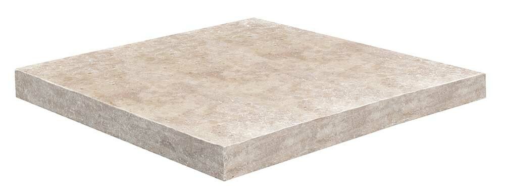 Dalle d'emmarchement en pierre naturelle CLASSHADE, 100 cm x 100 cm x 8 cm - PALETTE COMPLETE