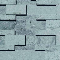 Parement pierre naturelle, teinte ROYAL GREY, en plaquette - PALETTE COMPLETE