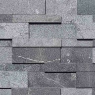 Parement mural marbre NOBILY DARKNESS module en Z, 15,2 cm x 61/66 cm x 1,7 cm - PALETTE COMPLETE