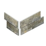 Parement mural d'angle pierre naturelle DENPASAR AMAZONIA - PALETTE COMPLETE