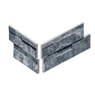 Parement mural d'angle pierre naturelle DENPASAR GREY - PALETTE COMPLETE