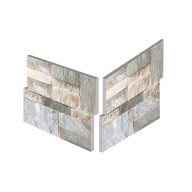 Angle pierre naturelle en petite plaquette, teinte nuancée