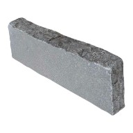 Bordure de jardin ou d'allée NEW DELHI en pierre naturelle calcaire d'Inde, surface vieillie, 20 cm x 100 cm x 8 cm - PALETTE COMPLETE