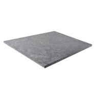 Dalles en marbre NOBILY DARKNESS, bords sciés, surface sablée brossée, 40,6 cm x 61 cm x 1,2 cm - PALETTE COMPLETE