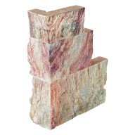 Angle pierre naturelle SCABAS, longueurs variables, hauteur panachée - PALETTE COMPLETE