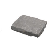 Pavé TOUAREG GREY gris en grès d'Inde, bords clivés, 14 cm x 20 cm x 3/5 cm - PALETTE COMPLETE