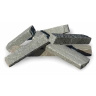 Parement pierre naturelle en barrette brute SCOTTISH - PALETTE COMPLETE