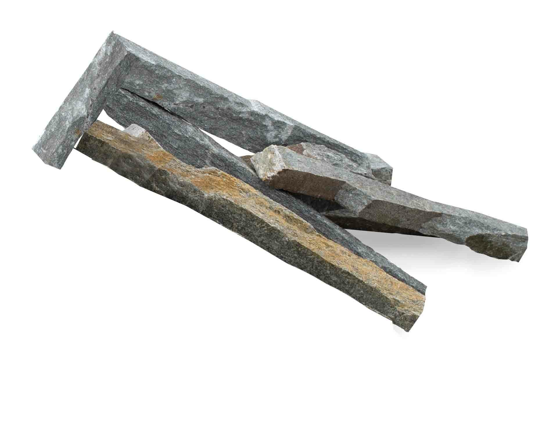 Angle pierre naturelle en barrette brute VULCAN