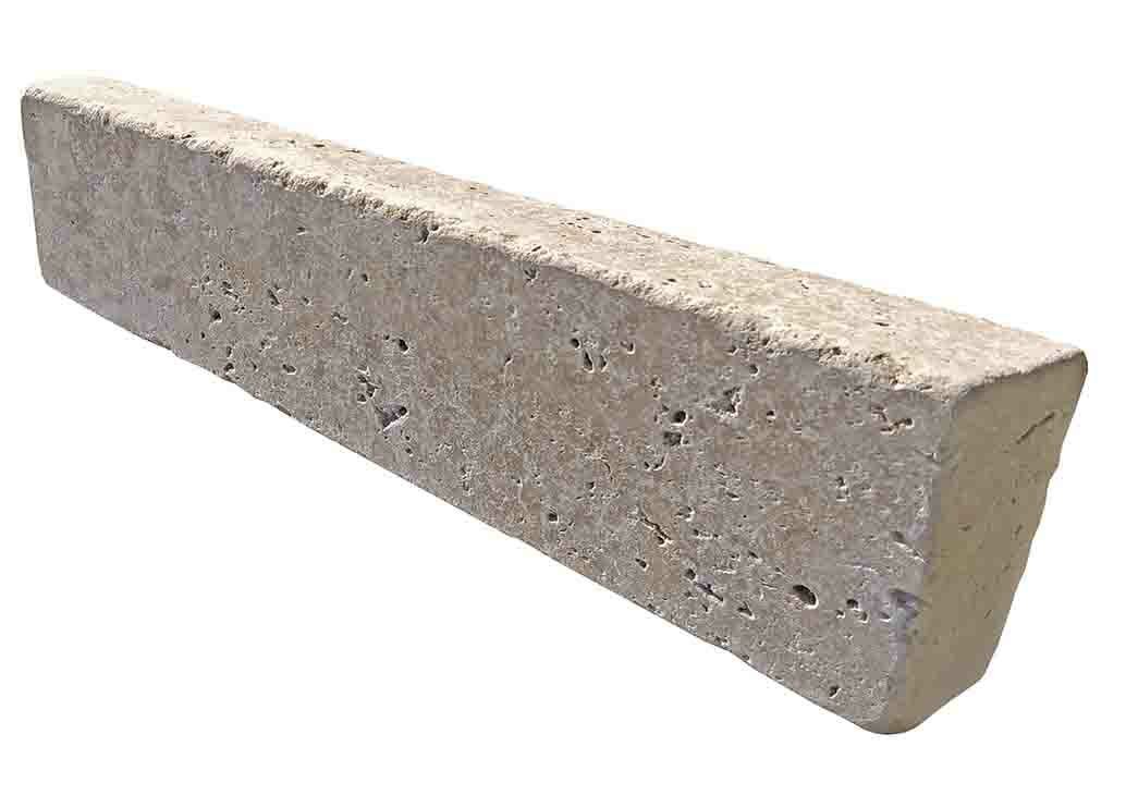 Bordure de jardin pierre naturelle STRONG MIX, 10 cm x 50 cm x 5 cm - PALETTE COMPLETE