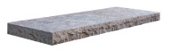 Couvertine en pierre naturelle bords éclatés, 30,5 cm x 100 cm x 4 cm
