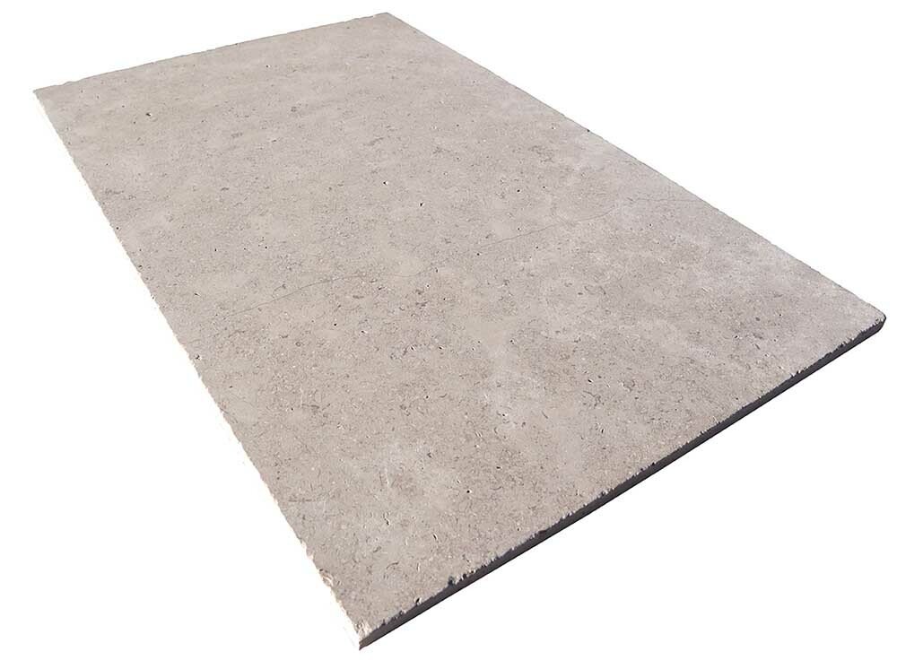 Dalles de sol ou murale KHEOPS en pierre d'Egypte, surface vieillie, 40 cm x 60 cm x 1,2 cm