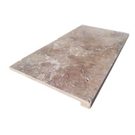 Marche en L pierre naturelle STRONG MIX, 33 cm x 61 cm x 1,2 + 1,8 cm - PALETTE COMPLETE