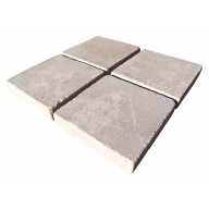 Pavé KHEOPS en pierre d'Egypte, surface vieillie, 15 cm x 15 cm x 3 cm