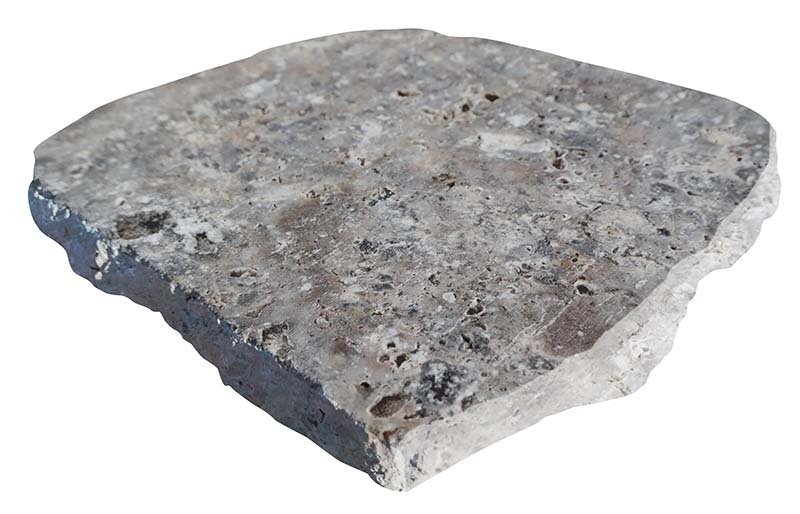 Pas Japonais TITANIUM GREY, Rayon environ 40 cm x 4 cm, bord antique - PALETTE COMPLETE