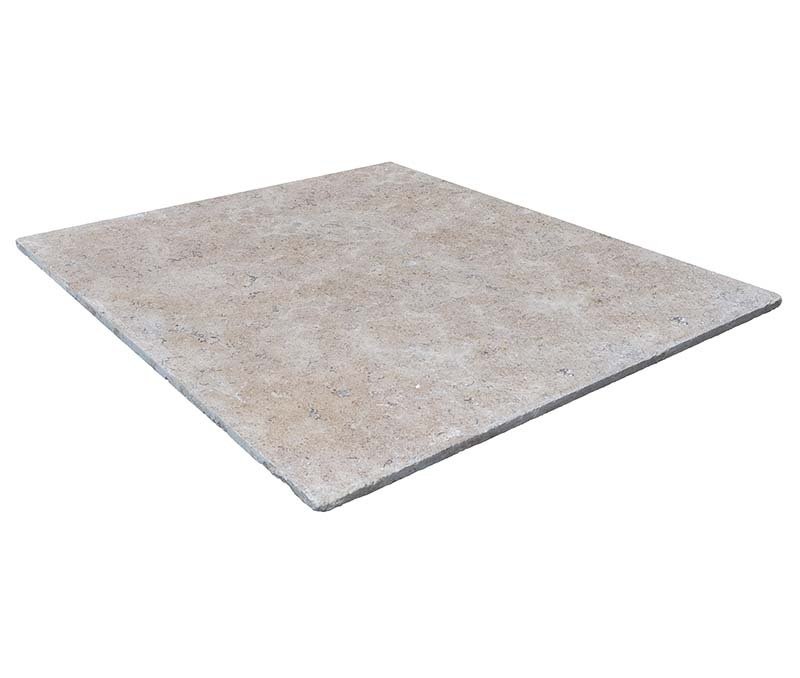 Dalles de sol ou murale KHEOPS en pierre d'Egypte, surface vieillie, 90 cm x 90 cm x 1,8 cm - PALETTE COMPLETE