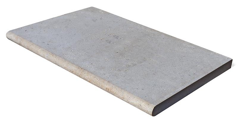 Margelle/marche KHEOPS, sablé brossé, bord arrondi, 40 cm x 60 cm x 3 cm