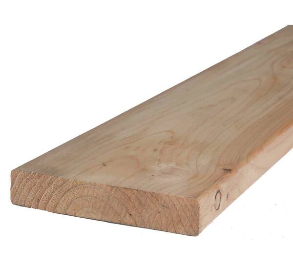 Lame de terrasse 27 x 145 mm, douglas, 1 face lisse