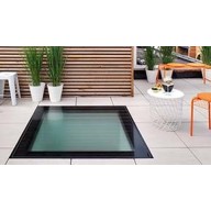 Fenêtre plane toit plat DXW vitrage renforcé - 60 cm x 60 cm