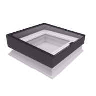 Fenêtre plane DXZ version fixe pour toit plat, vitrage P2 - 60 cm x 60 cm