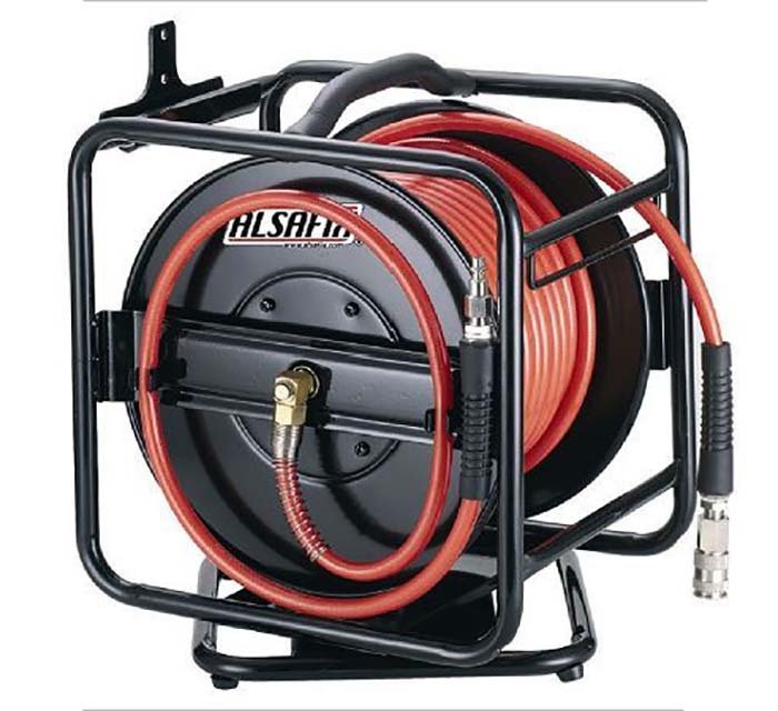 Enrouleur pneumatique 360° avec raccord 1/4", 30 m