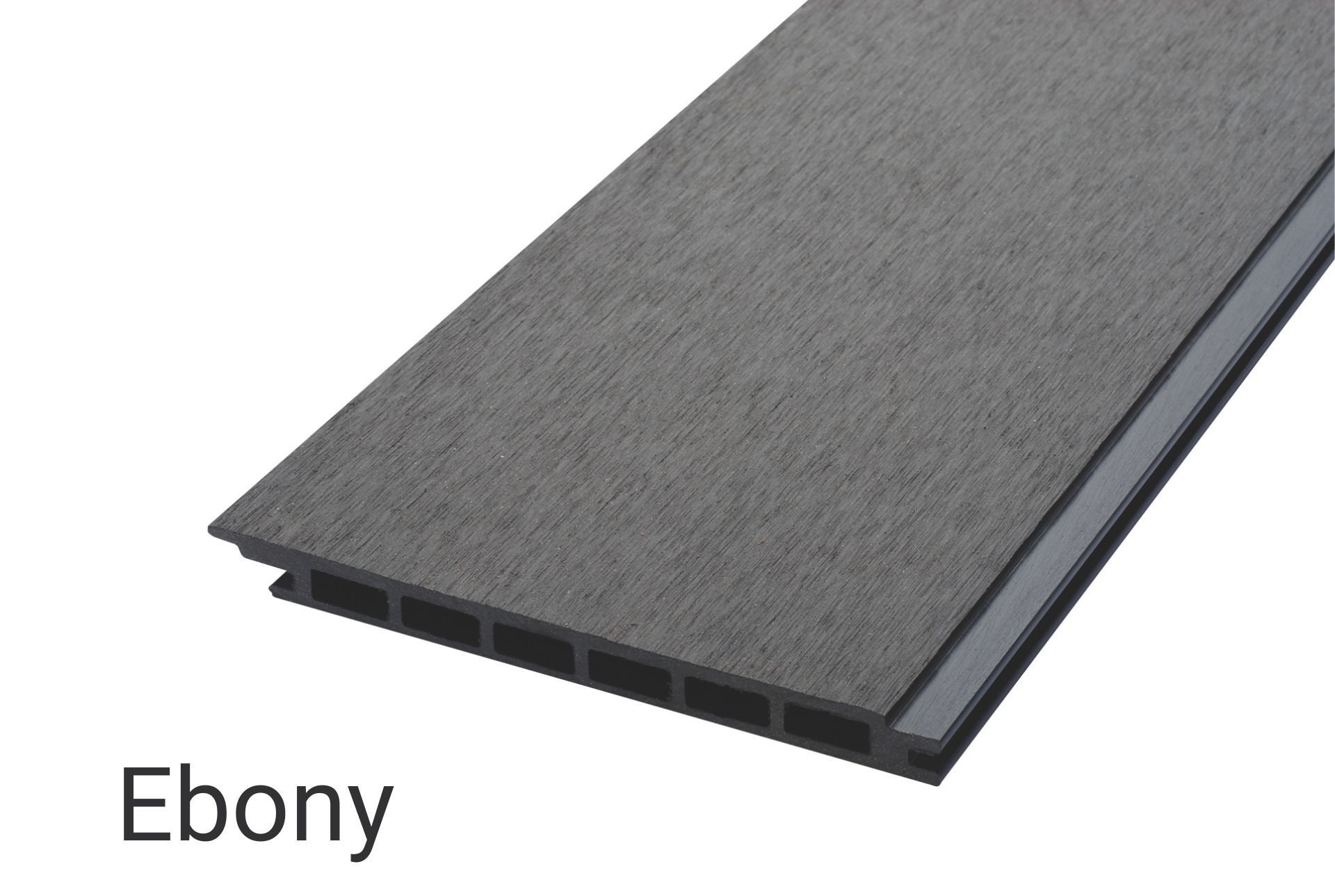 Lame de bardage composite alvéolaire 2700 x 171 x 15 mm, ebony, larg.utile 166 mm