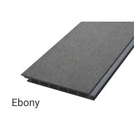 Lame de bardage composite alvéolaire 2700 x 171 x 15 mm, ebony, larg.utile 166 mm