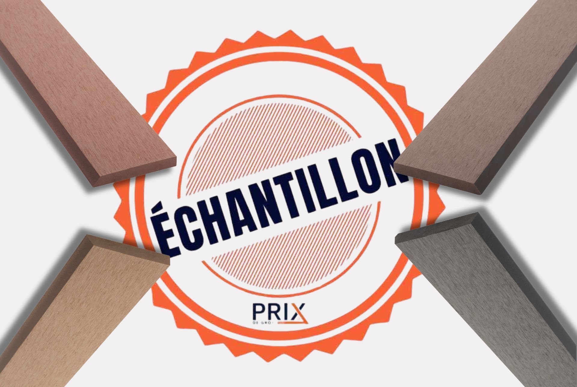 Lame de bardage composite plein, ECHANTILLON