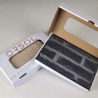 Echantillon parement orsol brique black