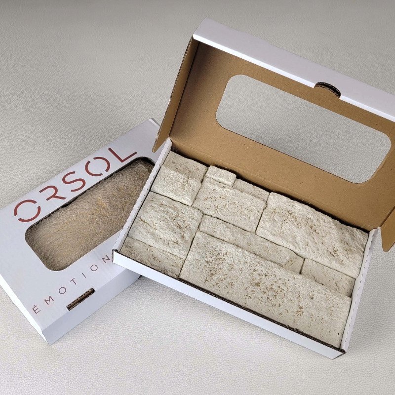 Echantillon parement orsol Cubik ton naturel