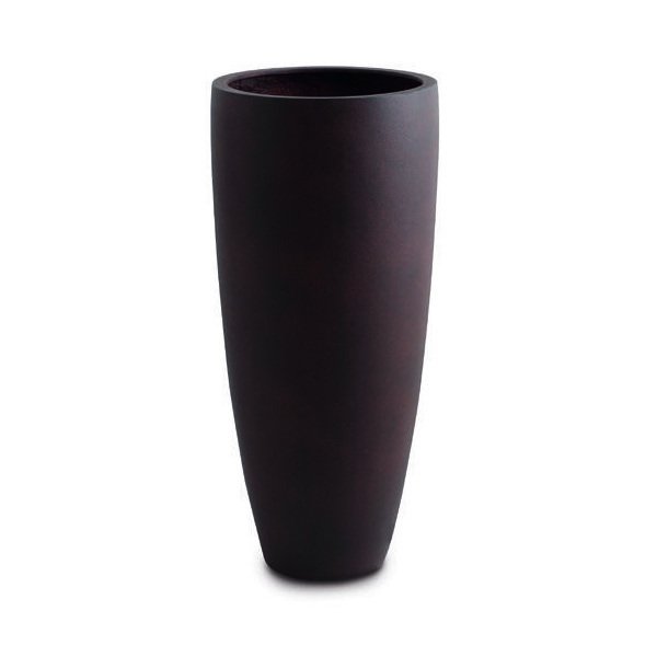 Vase cylindrique Edgware couleur rouille