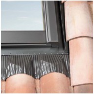 Raccord de toiture pour Designo avec bloc isolant, pour tuile canal, romane, méridionale, tuile mécanique (relief>50 mm) - 54 cm x 78 cm