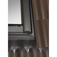 Raccord de toiture pour Designo, avec bloc isolant pour tôles ondulées ou nervurées, bac acier - 54 cm x 78 cm