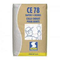 Enduit pour joint plaques de plâtre CE78, prise rapide