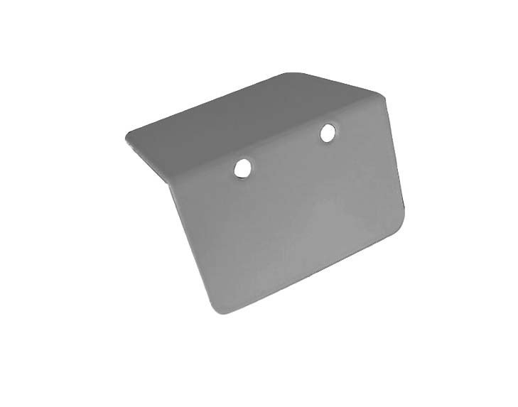 Equerre d'arrêt brute pour profil de jonction des plaques polycarbonate de 32 mm, côté gauche