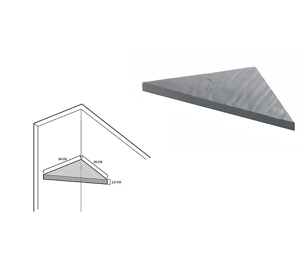 Etagère pierre graphite