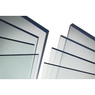 Plaque polycarbonate transparent 2 050 x 1 250 x 1 mm, application intérieure