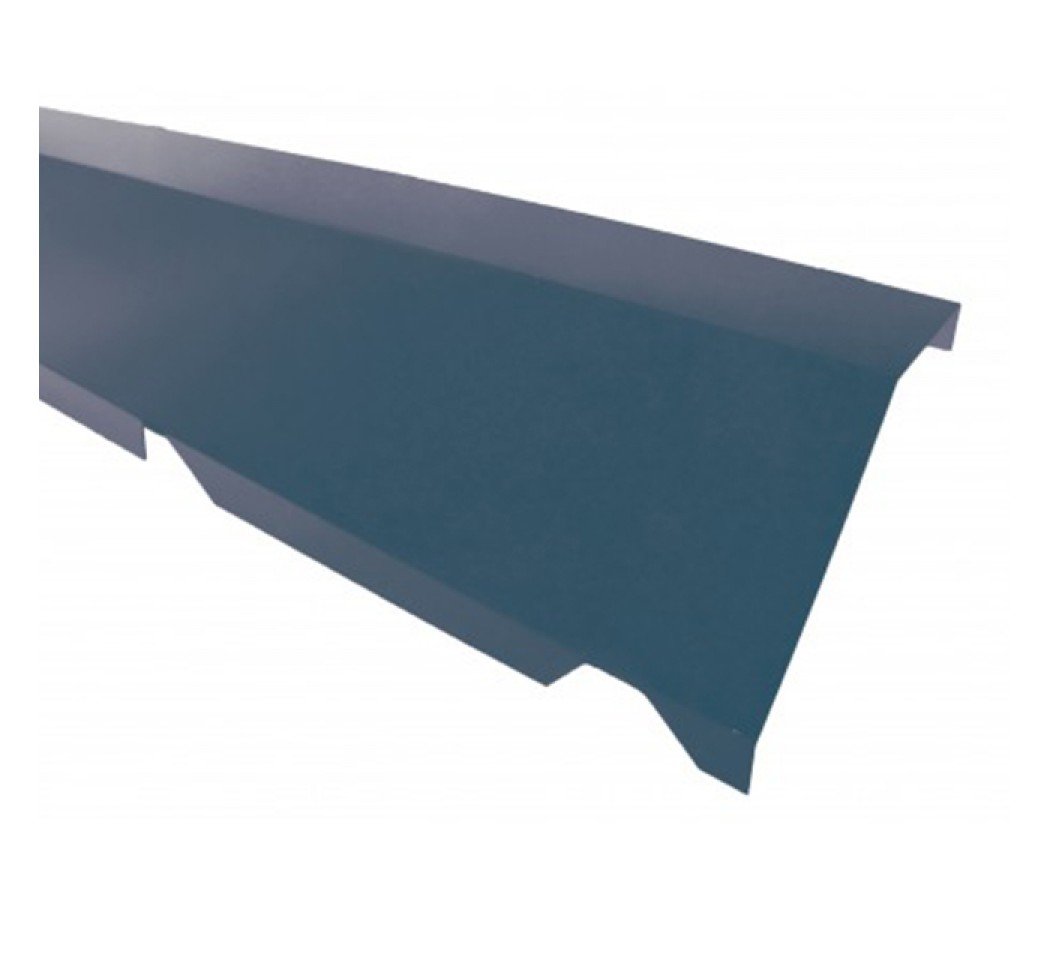 Faîtière crantée double pan, Bleu (RAL5008)