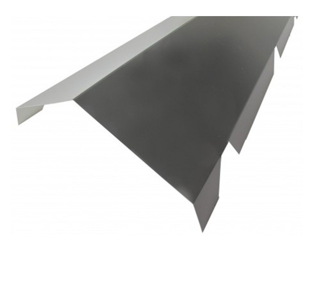 Faîtière crantée double pan Gris (RAL7016)