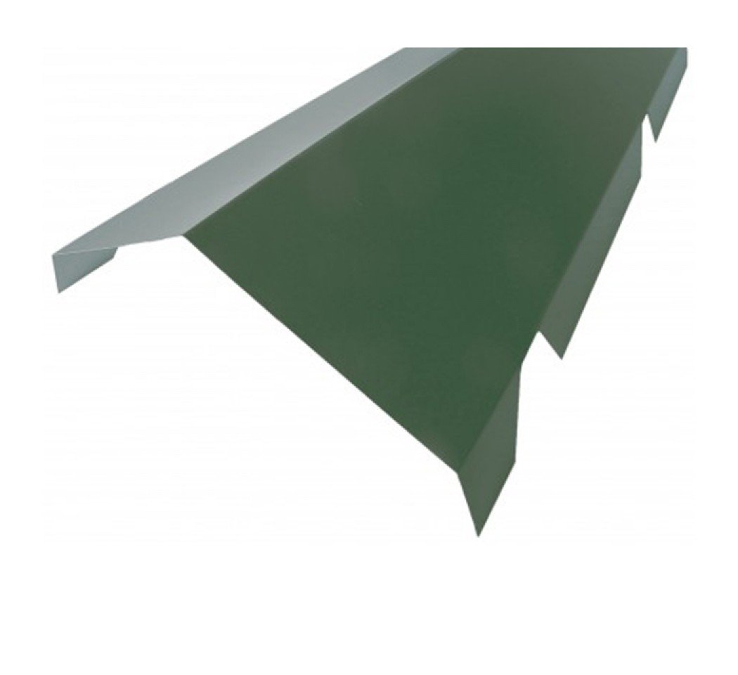 Faîtière crantée double pan, Vert (RAL6009)