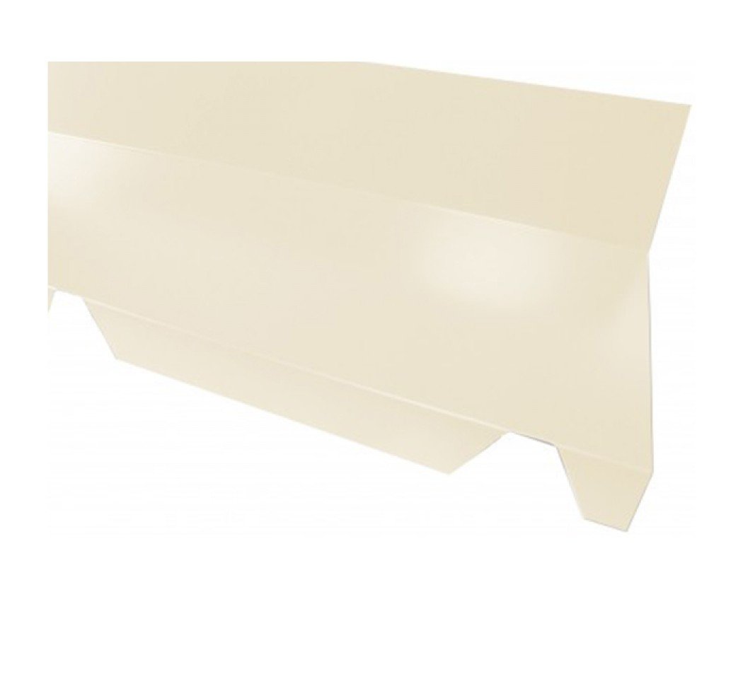 Faîtière crantée contre mur Sable (RAL1015)