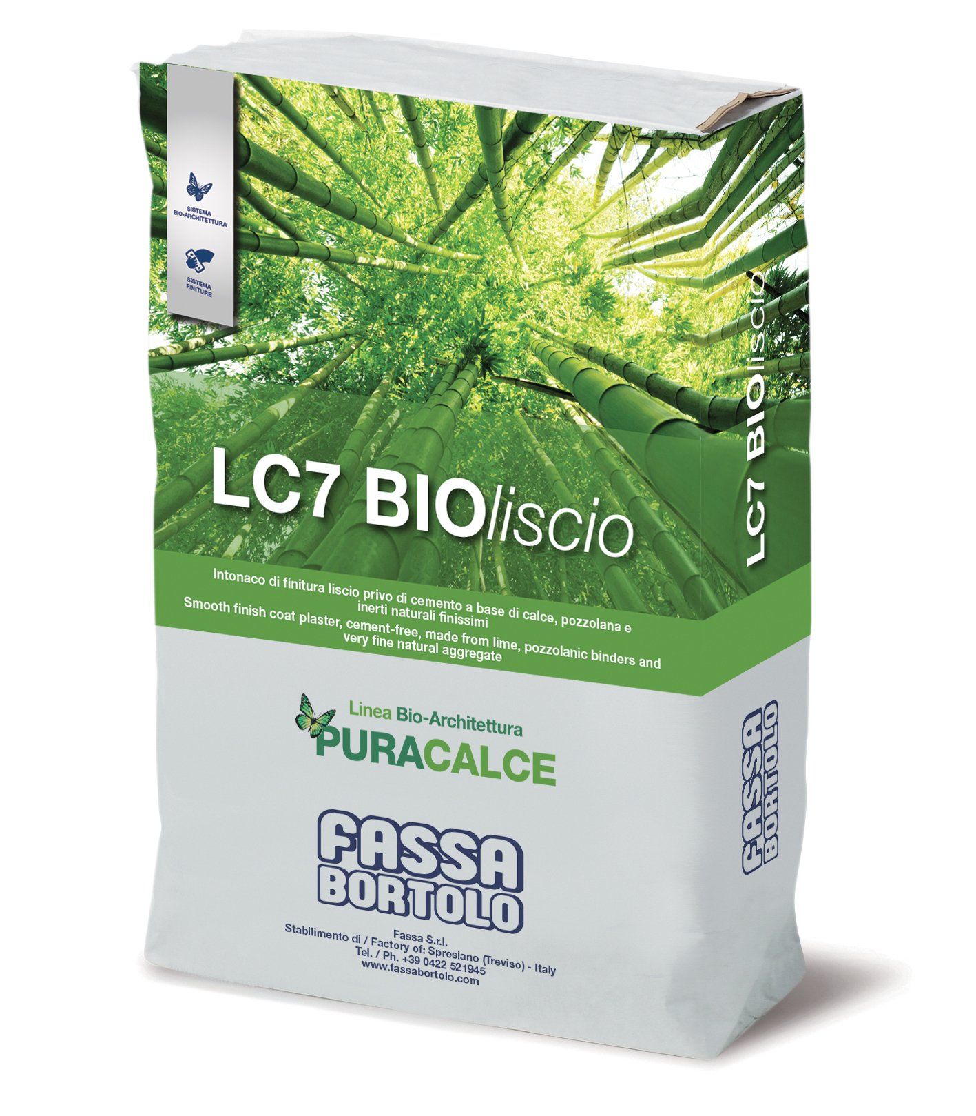 Enduit de finition lisse à base de chaux et pouzzolane - 20kg