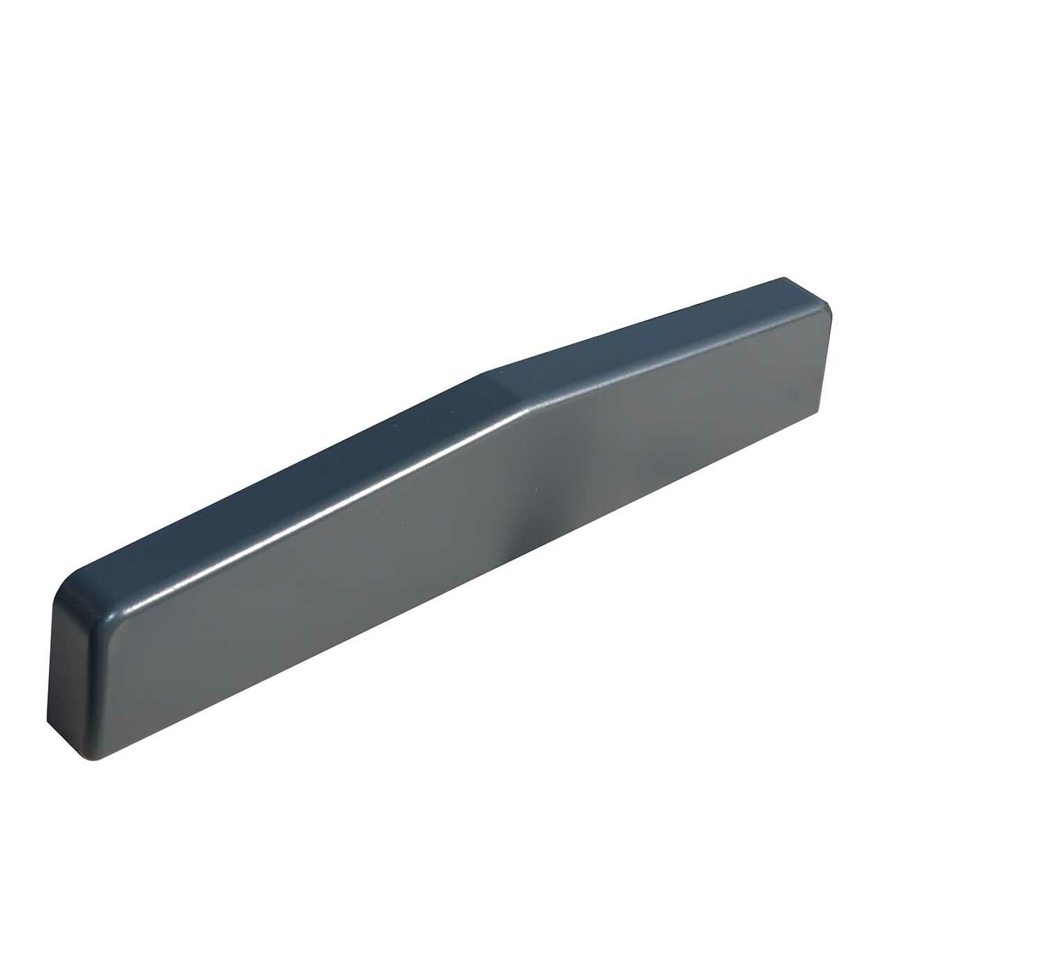 Embout Couvre-mur 2 pentes anthracite sablé